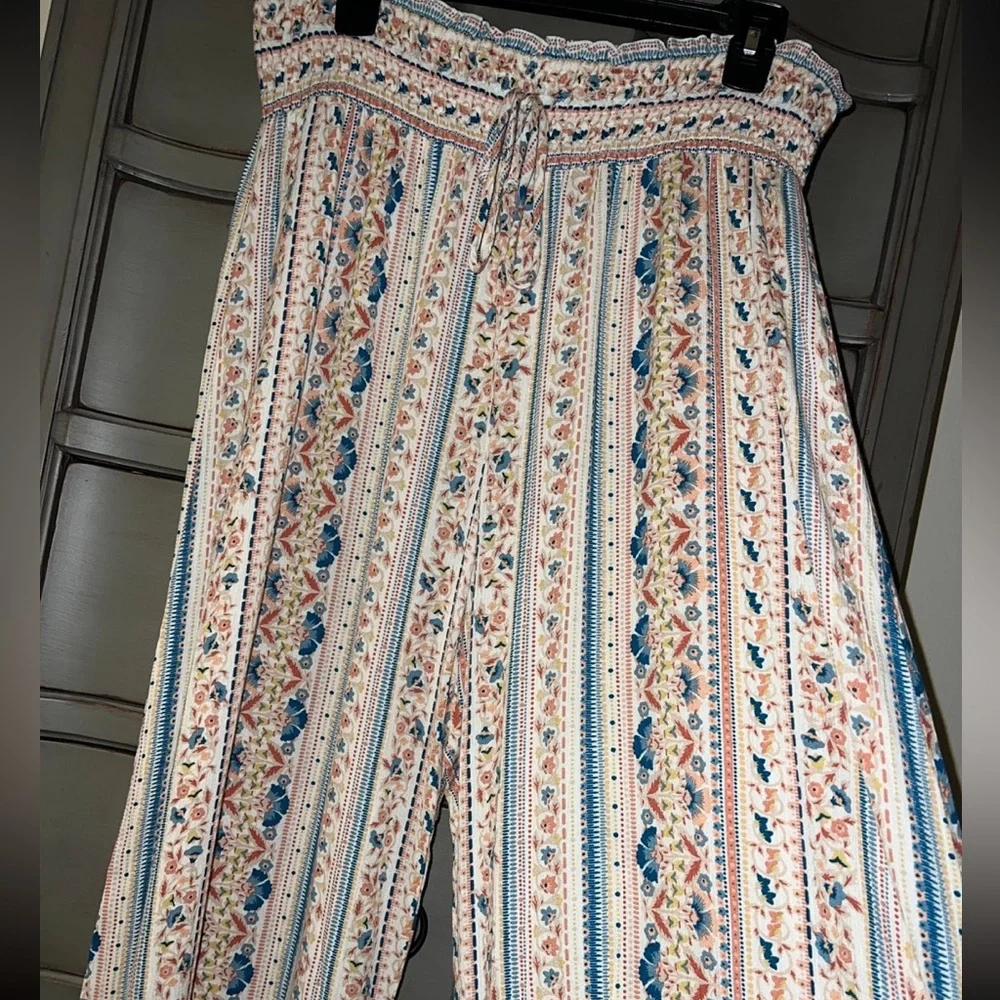 New Kingston Grey easy pull on pants ruched waist Juniors XL - Picture 7 of 14